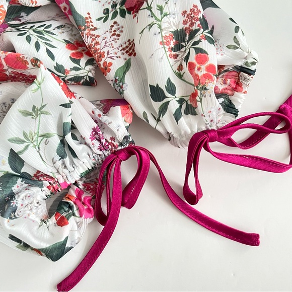 Ted Baker Millii Dress Size 6 Floral Tiered Midi Party Wedding Resort Garden - Picture 12 of 16